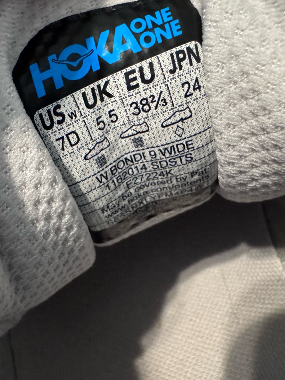 HOKA Bondi 9 Size 7D Athletic Running Sneakers - Picture 6 of 7